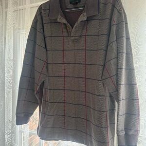 Alexander Julian Multicolor Plaid Polo Shirt